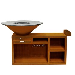 Le Couteau est un brasero plancha entièrement équipé.