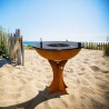 Le Bigorneau est l'un de nos modèles de brasero plancha fabriqué en Acier Corten.