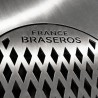 Grille et plancha du brasero en Inox font 6mm d'épaisseur