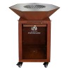 Brasero Medium Heptagonal en Acier Corten et plancha en Inox