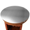 Couvercle en Acier Inoxydable pour Brasero Medium Rond