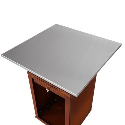 Couvercle en Acier inoxydable pour brasero Medium Carré de France Braseros