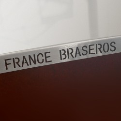 Couvercle en Acier Inoxydable pour Brasero Medium Carré de France Braseros