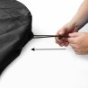 Charlotte de protection pour plancha ronde jusqu'à 120cm de diamètre
