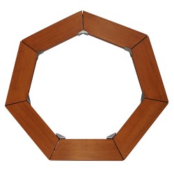 Contour en bois pour Brasero Medium Heptagonal.