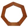 Contour en bois pour Brasero Medium Heptagonal.