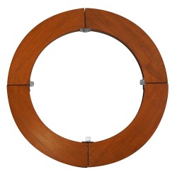 Contour en bois pour Brasero Inox Medium Rond