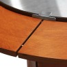 Le contour bois est très pratique et ajoute aussi beaucoup de charme à votre brasero plancha.