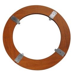 Contour en bois pour Brasero Inox Medium Rond