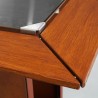 Le contour bois est très pratique et ajoute aussi beaucoup de charme à votre brasero plancha.