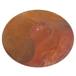 Le couvercle étouffoir pour brasero plancha est en Acier Corten.