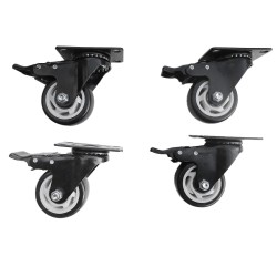Roulettes pour brasero plancha, vendues par lot de 4.