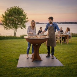 Le Bigorneau est un brasero au design unique.