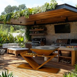 Le brasero plancha Le Lambi est un outil très performant.