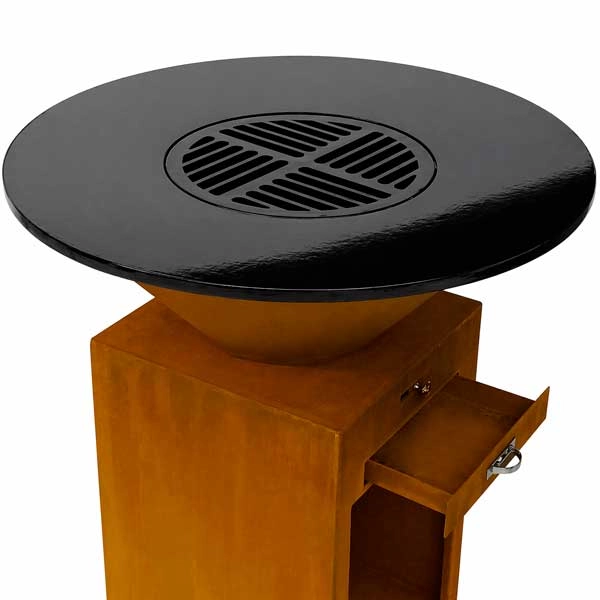 brasero plancha le petoncle