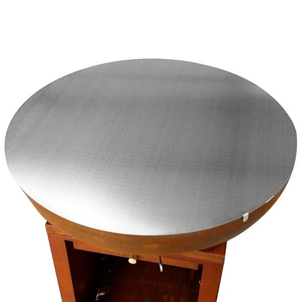 couvercle en inox pour brasero Medium rond france-braseros
